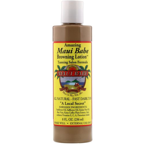 Maui Babe, Amazing Browning Lotion, Tanning Salon Formula, 8 fl oz (236 ml) فوائد