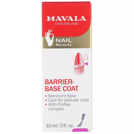 Mavala, Barrier-Base Coat, .3 fl oz (10 ml):التصميم, طلاء الأظافر