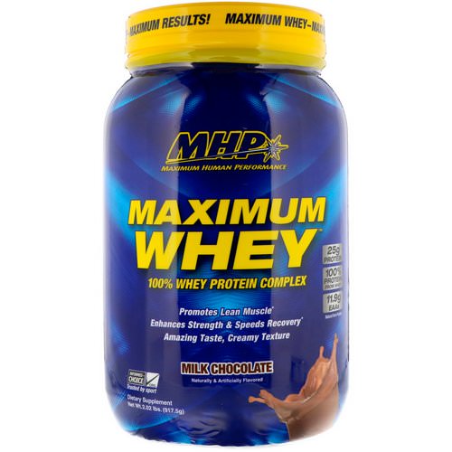 MHP, Maximum Whey, Milk Chocolate, 2.02 lbs (917.5 g) فوائد