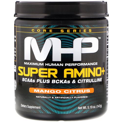 MHP, Super Amino+, Mango Citrus, 5.19 oz (147 g) فوائد