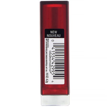 Maybelline, Color Sensational, Creamy Matte Lipstick, 690 Siren in Scarlet, 0.15 oz (4.2 g):أحمر الشفاه, الشفاه