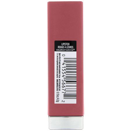 Maybelline, Color Sensational, Made For All Lipstick, 376 Pink for Me, 0.15 oz (4.2 g):أحمر الشفاه, الشفاه