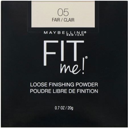 Maybelline, Fit Me, Loose Finishing Powder, 05 Fair, 0.7 oz (20 g):رذاذ الإعداد, المسح,ق