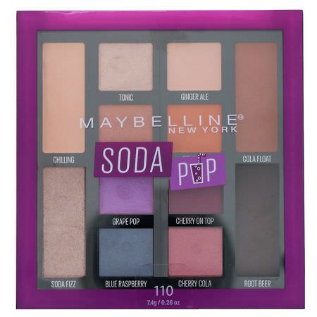 Maybelline, Soda Pop Eyeshadow Palette 110, 0.26 oz (7.4 g):هدايا للمكياج, ظلال العي,ن