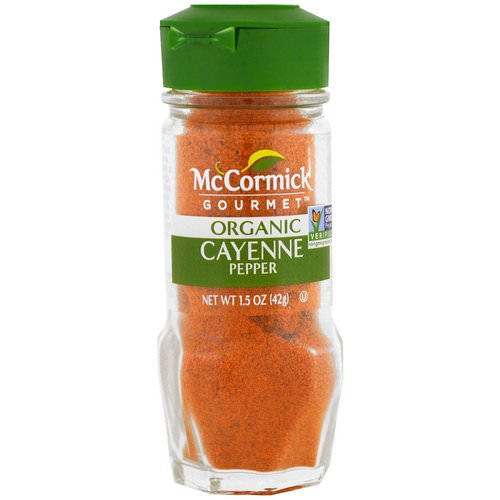 McCormick Gourmet, Organic, Cayenne Pepper, 1.5 oz (42 g) فوائد