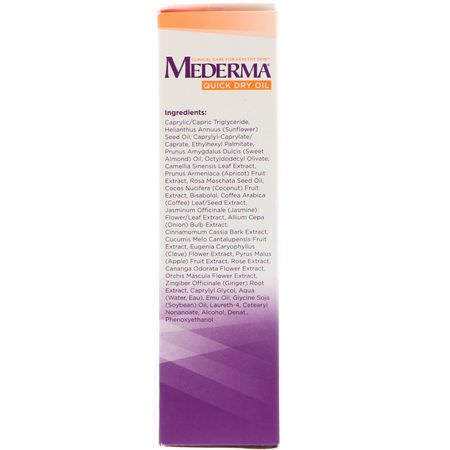 Mederma, Quick Dry Oil, 3.4 oz (100 ml):حكة في الجلد, جافة