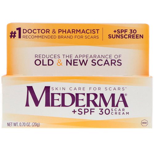 Mederma, Scar Cream, +SPF 30, 0.70 oz (20 g) فوائد