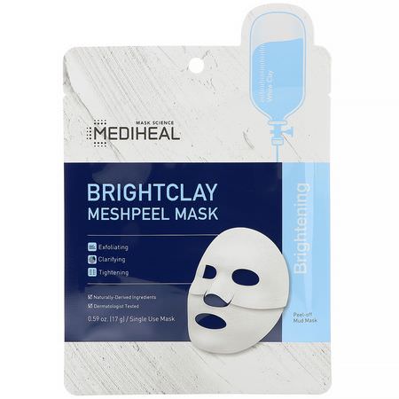 Mediheal K-Beauty Face Masks Peels Brightening Masks - أقنعة تفتيح, أقنعة K-جمال لل,جه, قش,ر, أقنعة لل,جه