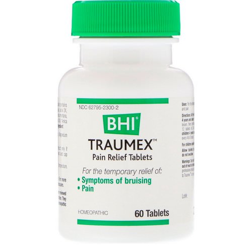 MediNatura, BHI, Traumex, Pain Relief Tablets, 60 Tablets فوائد