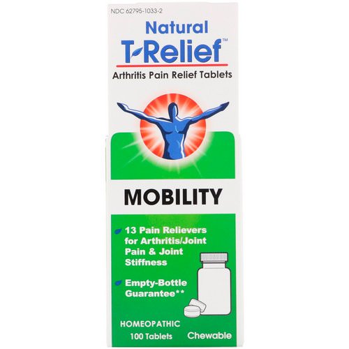 MediNatura, T-Relief, Arthritis Pain Relief, 100 Tablets فوائد