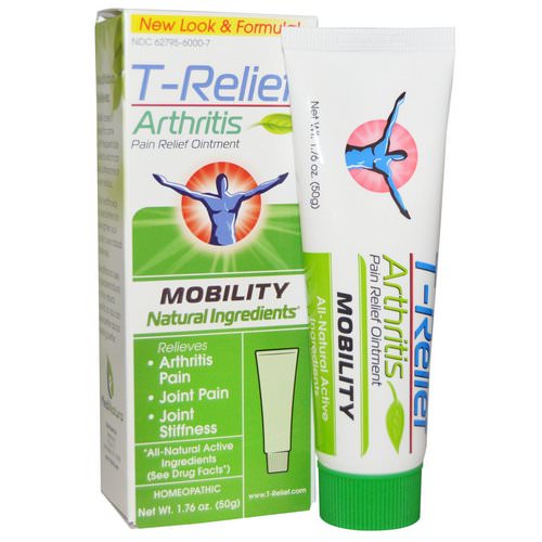 MediNatura, T-Relief, Arthritis Pain Relief Ointment, 1.76 oz (50 g) فوائد