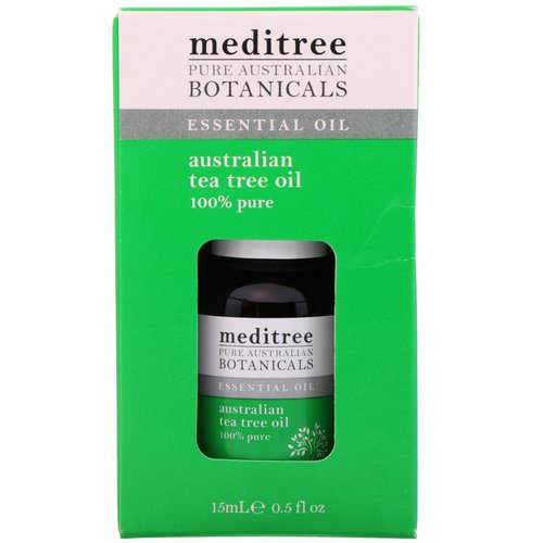 Meditree, Pure Australian Botanicals, 100% Pure Australian Tea Tree Oil, 0.5 fl oz (15 ml) فوائد