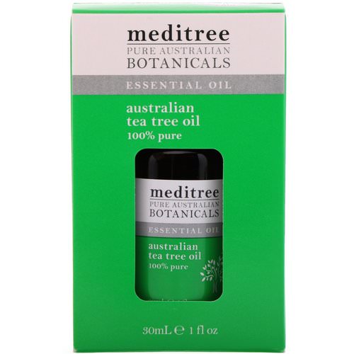 Meditree, Pure Australian Botanicals, 100% Pure Australian Tea Tree Oil, 1 fl oz (30 ml) فوائد