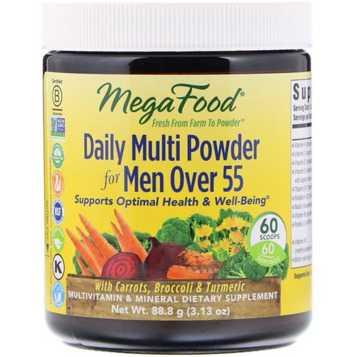 MegaFood, Daily Multi Powder for Men Over 55, 3.13 oz (88.8 g) فوائد