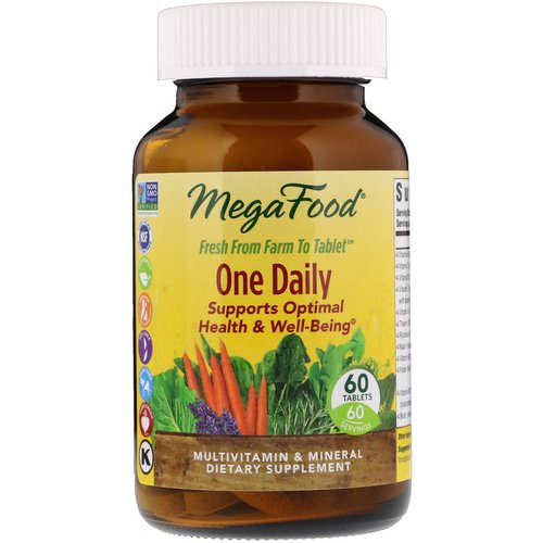 MegaFood, One Daily, 60 Tablets فوائد