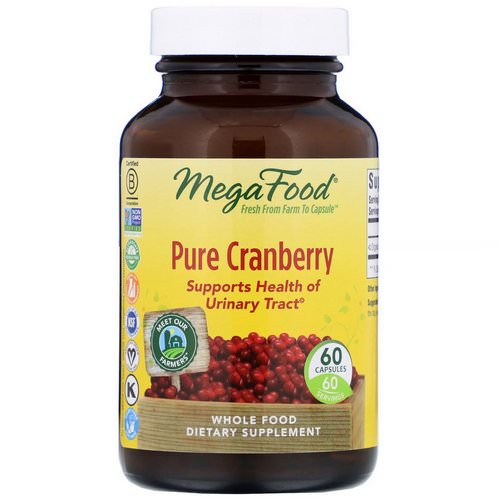MegaFood, Pure Cranberry, 60 Capsules فوائد