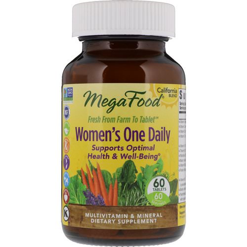 MegaFood, Women's One Daily, 60 Tablets فوائد