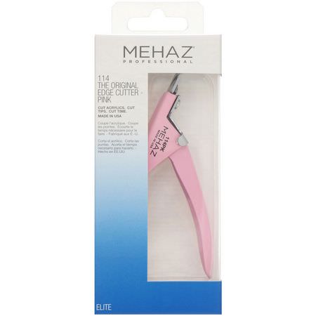 Mehaz, The Original Edge Cutter, Pink, 1 Cutter:Nail, الأظافر