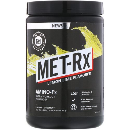 MET-Rx, Amino-Fx Intra Workout Enhancer, Lemon Lime, 10.56 oz (299.37 g) فوائد