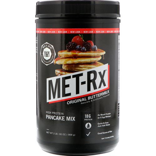 MET-Rx, High Protein Pancake Mix, Original Buttermilk, 2 lbs (908 g) فوائد