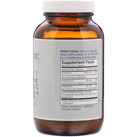Metabolic Maintenance, Buffered Vitamin C with Bioflavonoids, 1,000 mg, 90 Capsules:الأنفل,نزا ,السعال
