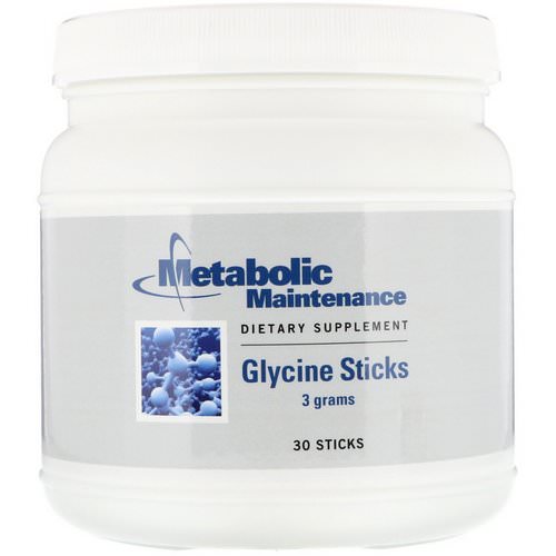 Metabolic Maintenance, Glycine Sticks, 30 Sticks, (3 g) Each فوائد