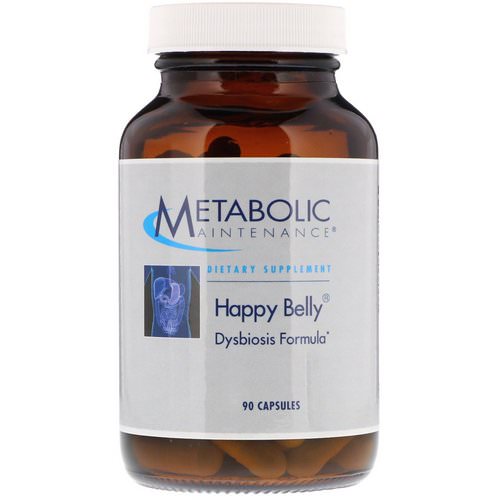 Metabolic Maintenance, Happy Belly, Dysbiosis Formula, 90 Capsules فوائد