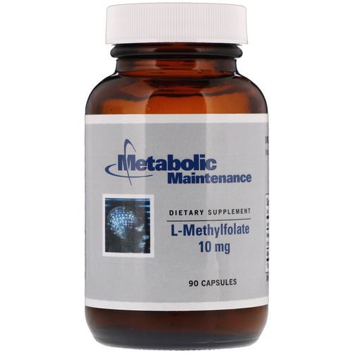 Metabolic Maintenance, L-Methylfolate, 10 mg, 90 Capsules فوائد