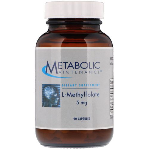 Metabolic Maintenance, L-Methylfolate, 5 mg, 90 Capsules فوائد