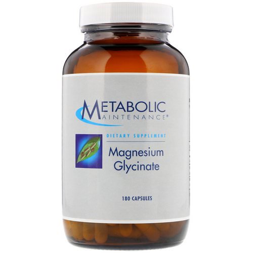 Metabolic Maintenance, Magnesium Glycinate, 180 Capsules فوائد