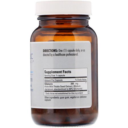 Metabolic Maintenance, Silymarin, Standardized Milk Thistle Extract, 300 mg, 60 Capsules:الكبد, المكملات الغذائية