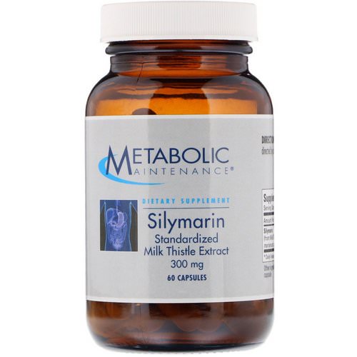 Metabolic Maintenance, Silymarin, Standardized Milk Thistle Extract, 300 mg, 60 Capsules فوائد