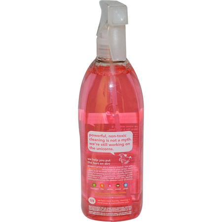 Method, All Purpose Natural Derived Surface Cleaner, Pink Grapefruit, 28 fl oz (828 ml):منظفات الأسطح, المنظفات متعددة الأغراض