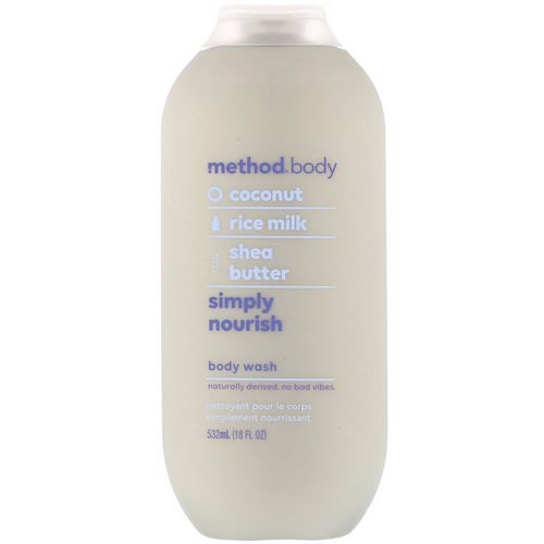 Method, Body Wash, Simply Nourish, 18 fl oz (532 ml) فوائد