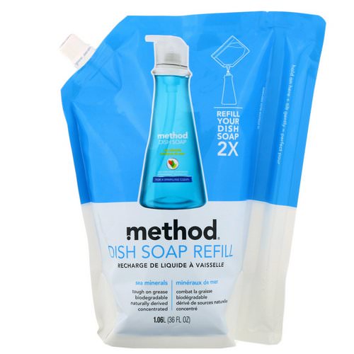 Method, Dish Soap Refill, Sea Minerals, 36 fl oz (1.06 l) فوائد