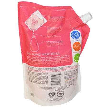 Method, Gel Hand Wash Refill, Pink Grapefruit, 34 fl oz (1 l):عب,ة صاب,ن اليد, الدش