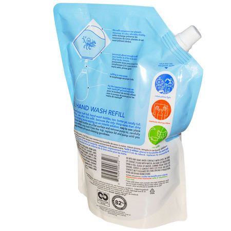 Method, Gel Hand Wash Refill, Sweet Water, 34 fl oz (1 L):عب,ة صاب,ن اليد, الدش