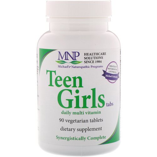 Michael's Naturopathic, Teen Girls Tabs, Daily Multi Vitamin, 90 Vegetarian Tablets فوائد