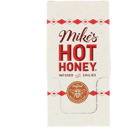 Mike's Hot Honey, Infused With Chilies, 12 Packets, 0.75 oz (21 g) Each:المحليات, العسل