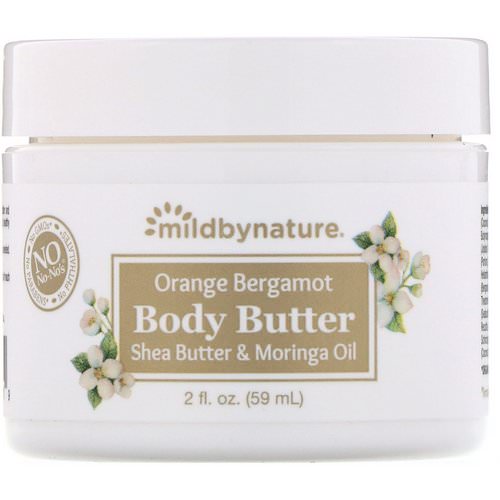 Mild By Nature, Orange Bergamot Body Butter, 2 fl oz (59 ml) فوائد