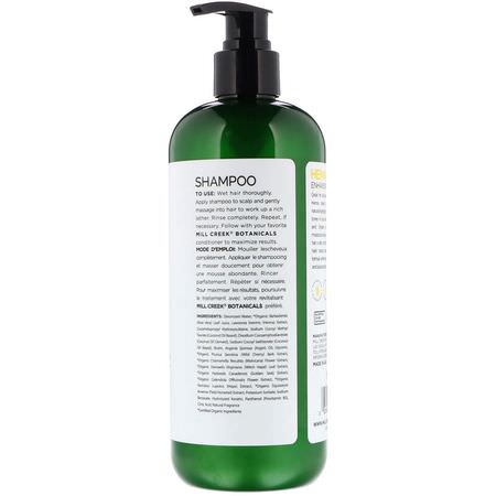 Mill Creek Botanicals, Henna Shampoo, Enhancing Formula, 14 fl oz (414 ml):شامب, العناية بالشعر