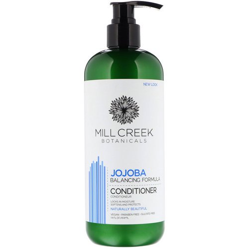 Mill Creek Botanicals, Jojoba Conditioner, Balancing Formula, 14 fl oz (414 ml) فوائد