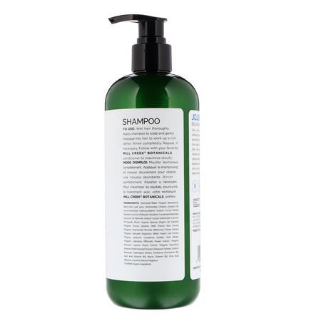 Mill Creek Botanicals, Jojoba Shampoo, Balancing Formula, 14 fl oz (414 ml):شامب, العناية بالشعر