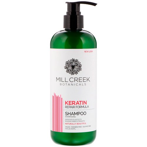 Mill Creek Botanicals, Keratin Shampoo, Repair Formula, 14 fl oz (414 ml) فوائد