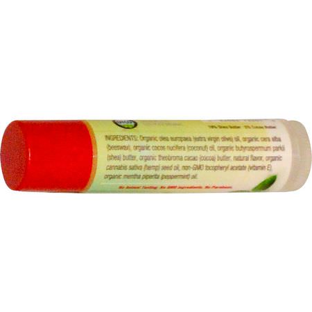 Mill Creek Botanicals, Organic Lip Balm, Raspberry Mint, .15 oz (4.2 g):مرطب الشفاه, العناية بالشفاه
