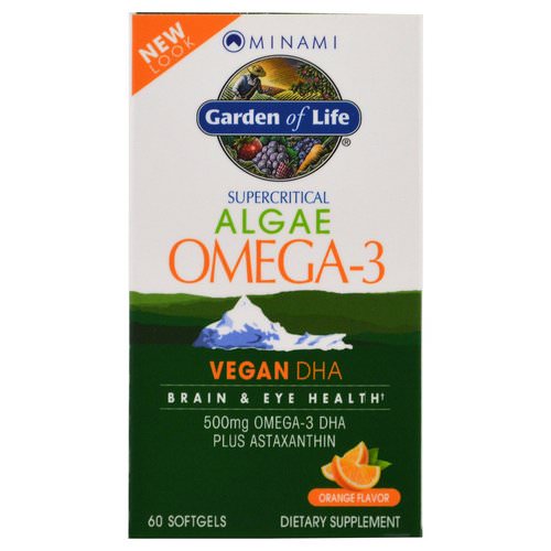 Minami Nutrition, Algae Omega-3, Orange Flavor, 60 Softgels فوائد