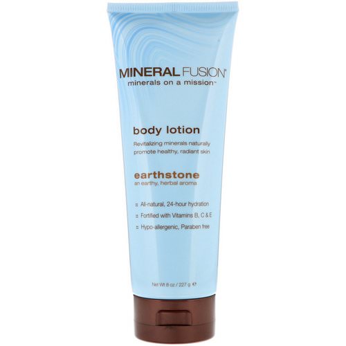 Mineral Fusion, Body Lotion, Earthstone, 8 oz (227 g) فوائد