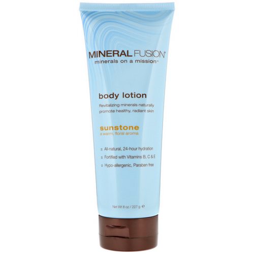 Mineral Fusion, Body Lotion, Sunstone, 8 oz (227 g) فوائد