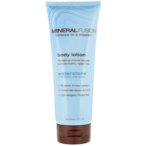 Mineral Fusion, Body Lotion, Waterstone, 8 oz (227 g) فوائد