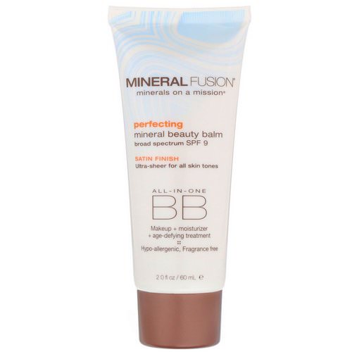 Mineral Fusion, Mineral Beauty Balm, SPF 9, Perfecting, 2.0 oz (60 ml) فوائد